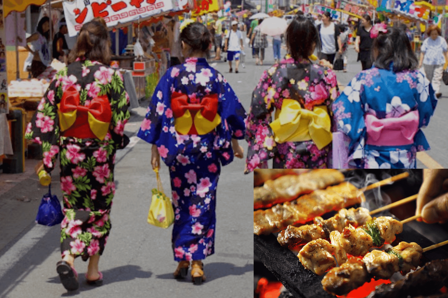 浴衣_焼き鳥